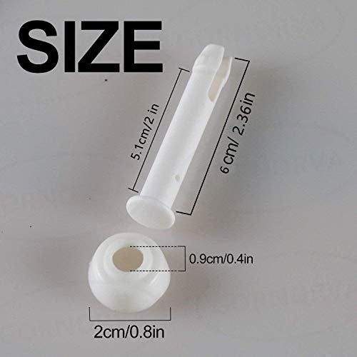 GORNORVA 12 Pack Plastic Pool Joint Pins & Rubber Seals for Intex 13