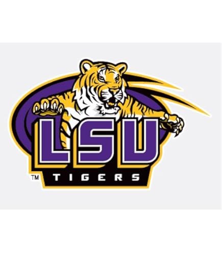 LSU Polka Dot Decal - 4-inch Round University Sports Sticker For Cars & Windows