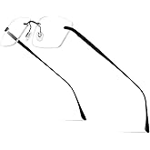 FONEX Titanium Glasses Frame for Men,Square Eyewear Full Optical Eyeglasses F85641