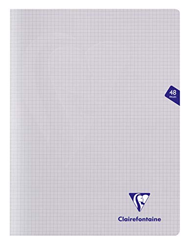 Clairefontaine 393312C Lot 10 Cahiers Agrafés 24x32 48p Petits Carreaux