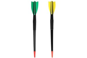 SUPVOX 2 Pcs Training Javelins:Plastic Track,Field Equipment,Safe Throwing Practice for Kids & Adults (Indoor/Outdoor)