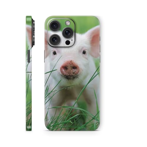 MightySkins Skin Compatible with Apple iPhone 15 Pro Max Full Wrap - Piglet | P…