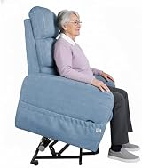 PEPE Mobility Rise Recliner Chair Electric Linen Fabric Remote Control view 5