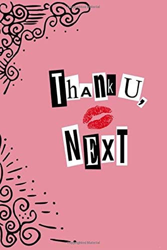 Thank U, Next Ariana Grande Lyric Notebook Journal 100 Page