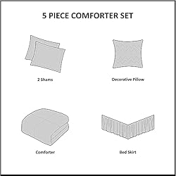 Comfort Spaces Cavoy Comforter Set - Luxe Diamond