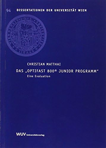 Matthai, C: Optifast 800 Programm
