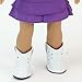 Sophia's Doll Cowgirl Boots in White, Doll Shoes Fits 18 Inch Dolls Like American Girl, White Cowgirl Doll Boots