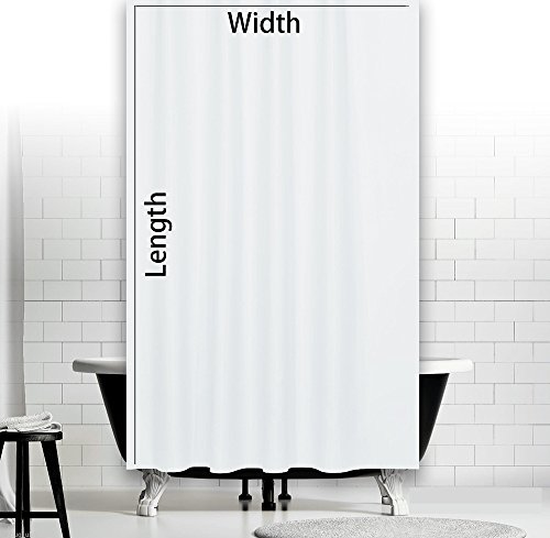 Dimaka Shower Curtain Bathroom Decoration Design Decor Mildew Resistant Repellent Water Resistant Fabric Shower Curtain [Art Painting], Home Textile (71" W x 71" L, Blue Water Ripple Relaxation) - Thumbnail 5