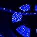 Ainfox LED Rope Light, 100Ft 1080 LEDs Indoor Outdoor Waterproof LED Strip Lights Decorative Lighting Kit (Blue)