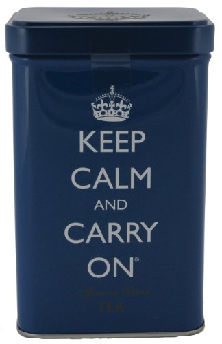 Keep calm and carry on tea tin, afternoon blend tea (40…
