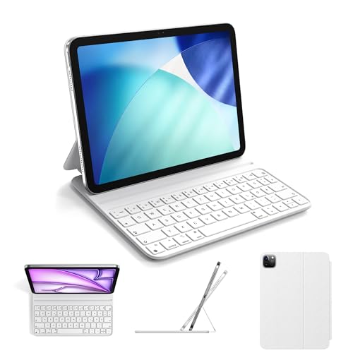 HOU Smart Folio Tastaturhülle für iPad Air 11″ M4/M3/M2,Air 5/4. Generation