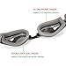 SIXBOX Swim Goggles leak free anti UV lens adjustable shoulder strap Triathlon Swimming Goggles Anti fog nose clip, Ear adult male, Female, Kids,Youth(Gray)