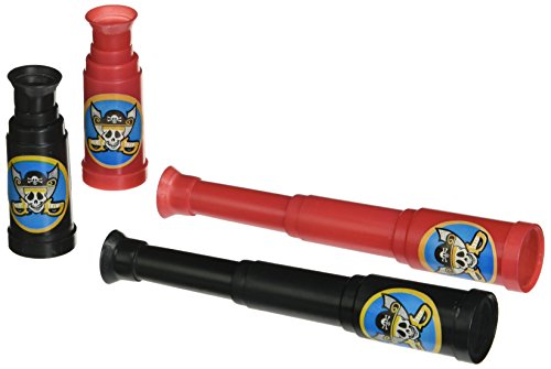 Rhode Island Novelty 5" Pirate Telescopes, 12-Pack