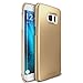 Galaxy S7 Edge Case, Ringke [Slim] Snug-Fit Slender [Tailored Cutouts] Lightweight & Thin Side to Side Edge Coverage Scratch Resistant PC Hard Skin for Samsung Galaxy S 7 Edge 2016 - Royal Gold