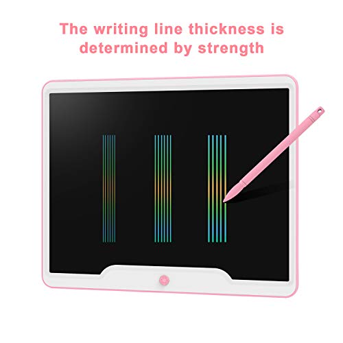 15 Inch LCD Writing Tablet, WOBEECO Electronic Drawing Tablet Kids Tablets Doodle Board Writing Pad for Kids and Adults at Home, School and Office with Lock Erase Button