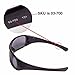 Walleva Black Polarized Replacement Lenses for Oakley Antix Sunglasses