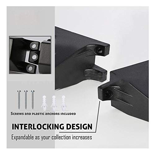 Zhanwang17 Fixing Holder - 6 Rod Rack Fishing Pole Holder Wall Mounted Fishing Rod Modular Holder for Garage
