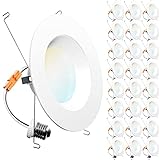 Sunco 24 Pack 5/6 Inch LED Can Lights Retrofit