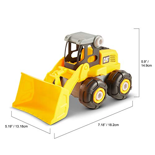 Cat Construction Build Your Own Junior Crew Wheel Loader Building Toy