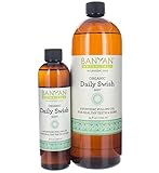 Banyan Botanicals Daily Swish, Mint, USDA Organic, Ayurvedic Oil Pulling Oil For Oral Health and Detoxification
