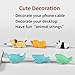 Newseego Compatible iPhone Cable Protector Charger Saver Cable Cute Animal Cable Accessory-12 Pack