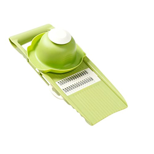 Nacome Veggie Chopper,Kitchen Vegetable Slicer Vegetable Grater Vegetable Cutter Julienne Slicer Potato Slicer Food Slicer Cheese Chopper Veggie Cutter (Green)