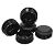 (Pack of 8) 1 1/4" (1.25 Inch) OD Round (10-14 Gauge 0.99"-1.08" ID) Black FENCING Tubing Plug End Cap - Steel Furniture Pipe Tube Cover Insert | - End Caps for Fitness Equipment