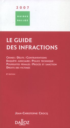 Le  guide des infractions