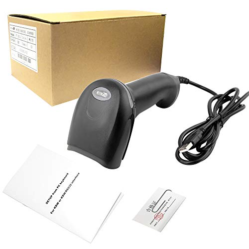 NETUM Barcode Scanner USB 2.0 Wired Handheld 1D Laser Bar Code Reader Scanner for POS Mobile Payment PC Laptop and Computer Windows Mac OS - Thumbnail 5