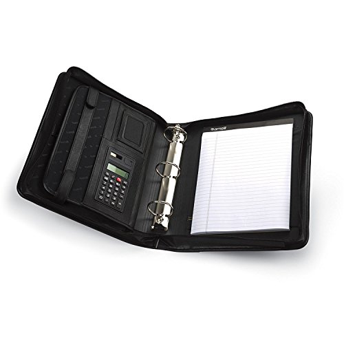 Samsill Professional Padfolio / Portfolio with Zippered Closure Case, 2