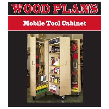 Mobile Tool Cabinet Woodworking Paper Plan Pw10077 Indoor