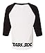 RB Clothing Co Cute Star Wars Inspired Bodysuit “Storm Pooper Dark Side (5/6T, Blk/WHT 3/4 Length Baseball Tee)