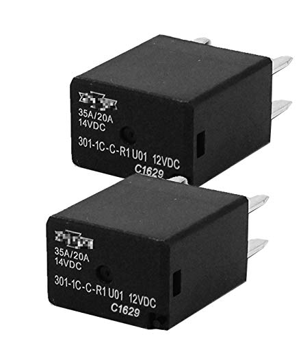 301-1C-C-R1-U01 12VDC Relay SPDT 35A 12V (Pack of 2)