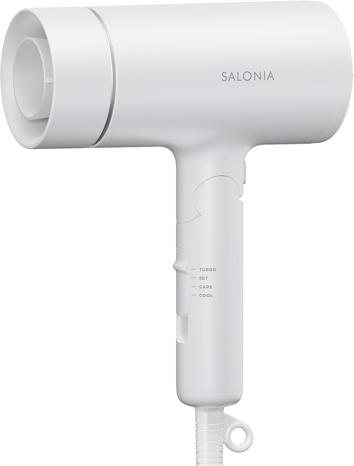 SALONIA サロニア グロッシーケア ドライヤー ツヤ髪 速乾 軽量 ヘアドライヤー ホワイト