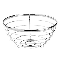 InterDesign Axis Fruit Bowl for Kitchen Countertops - Chrome