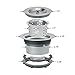 FireBird Handmade Kitchen Sink 25-inch Top-mount Single Bowl Stainless Steel 25