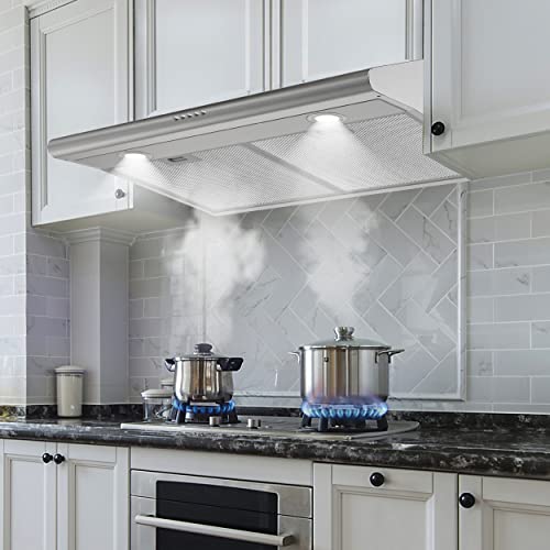 FIREGAS Under Range Hood 30 inch with Ducted/Ductless