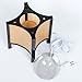 New OBI Asian Design Crackle Paper Wood Frame Electric Tart/Oil Warmer