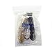 yueton Pack of 2 Handmade Crystal Rhinestone Beads Elastic Headband Hair Band Women Hair Accessories (Navy blue + Gold)