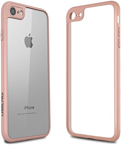 iPhone 7 Case, DMENG Clear Case Shock Protective Cover Elegant Flexible Ultra Slim Design TPU Bumper Transparent Lightweight With Cleaning Accessories Harmonies Well With iPhone 7 4.7 Inch (Pink)