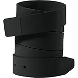 Oakley Slim Leather Men's Strap Belt Accessories - Jet Black / One Size