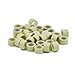 E-TING 1000 PCS 5mm Color Silicone Lined Micro Rings Links Beads Linkies for I Bonded Tipped Hair Extensions (Blonde)