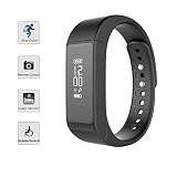Four Best Smart Bracelet bluetooth 4.0 Wireless Activity Sleep Monitor Pedometer fitness tracker Tracking Calorie Health Wristband(Black)