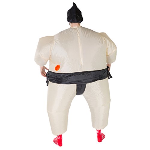 Bodysocks Adult Inflatable Sumo Wrestler Fancy Dress Costume