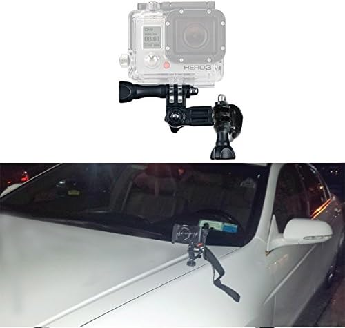 Rubber Coated Magnet Mount with Arm Extensions for GoPro Sony Alphas and other cameras