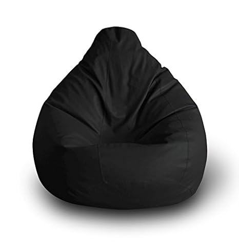 Style Homez Classic Bean Bag XXL Size Black Color with Fillers