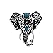 Rings,Lisingtool 8PCS/Set Bohemian Elephant Midi Ring Set Steampunk Turquoise Knuckle Rings