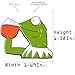 Flairs New York Premium Handmade Enamel Lapel Pin Brooch Badge ([Frog] But That's None of My Business, 1 Pin)