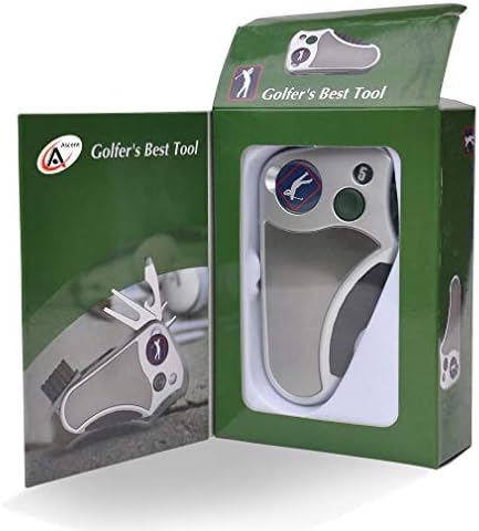 Golfer’s Best Tool Golf Multitool All-IN-ONE – Stroke Counter, Divot Repair Tool, Brush, Ball Marker, Cleat Tightener, Club Groove Cleaner, Best Golf Gift Idea For Men Women, Souvenir, Present Golfer’s Best Tool Golf Multitool All-IN-ONE – Stroke Counter, Divot Repair Tool, Brush, Ball Marker, Cleat Tightener, Club Groove Cleaner, Best Golf Gift Idea For Men Women, Souvenir, Present
