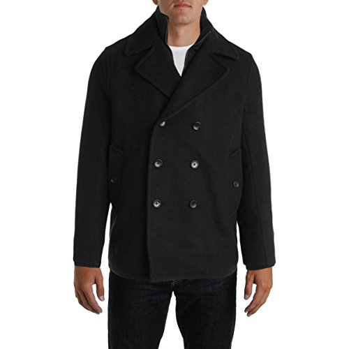 Ben Sherman Men's Pea Coat Funnel Neck 